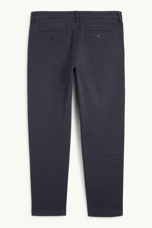 Hommes - Chino - bleu foncé