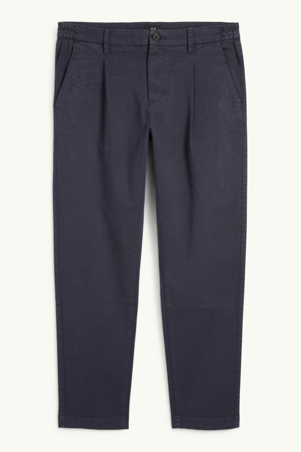 Hommes - Chino - bleu foncé