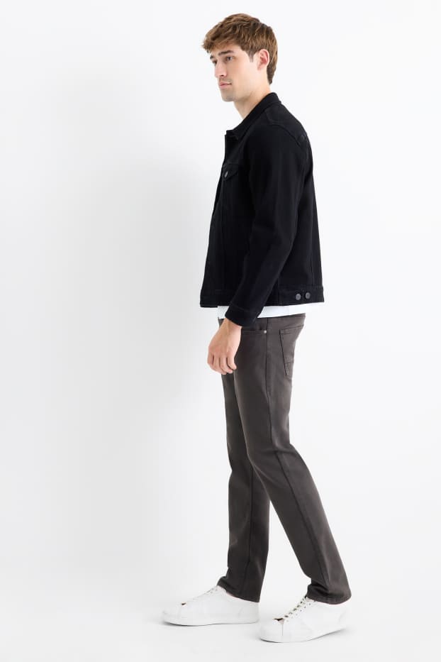 Hommes - Slim jean - Flex jog denim - LYCRA® - gris foncé