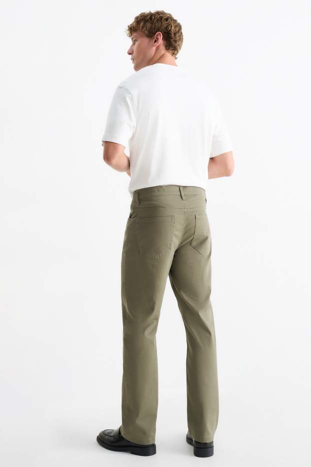 Men - Trousers - regular fit - khaki