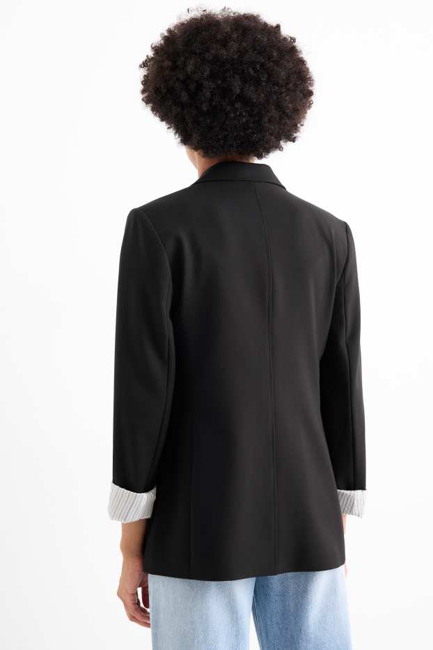 Damen - Business-Blazer - Regular Fit - schwarz