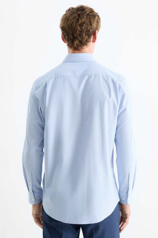 Heren - Business-overhemd - regular fit - kent - lichtblauw