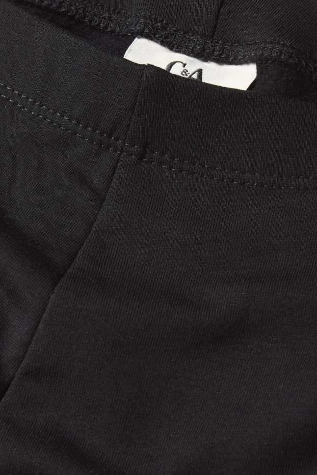 Enfants filles - Lot de 3 - leggings chauds - noir