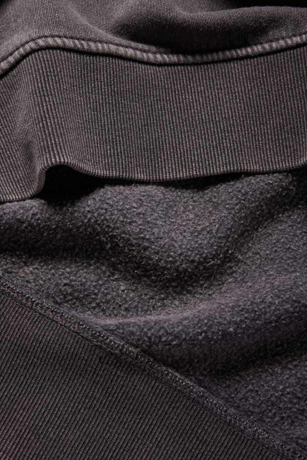 Bărbați - Bluză de molton - gri închis