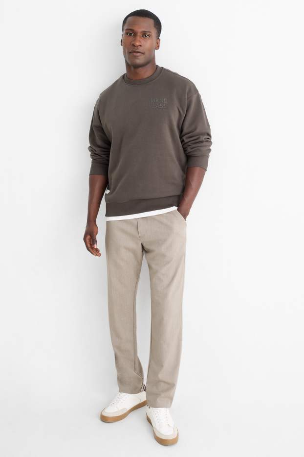 Men - Chinos - beige-melange