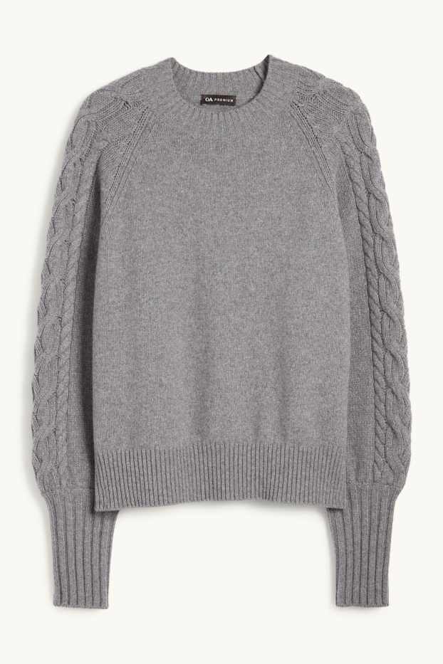 Dona - Jersei de caixmir - gris