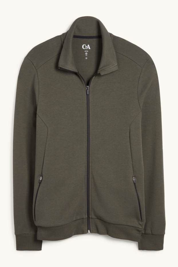 Hommes - Veste de sport - vert foncé