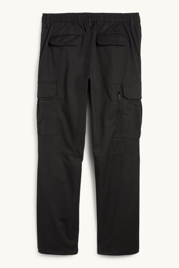 Herren - Thermo-Cargohose - schwarz