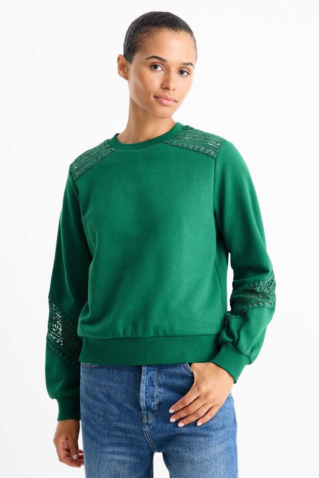 Damen - Sweatshirt - grün