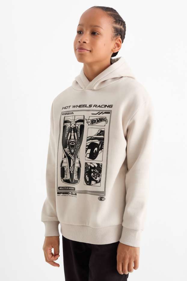 Kinder Buben - Hot Wheels - Hoodie - beige