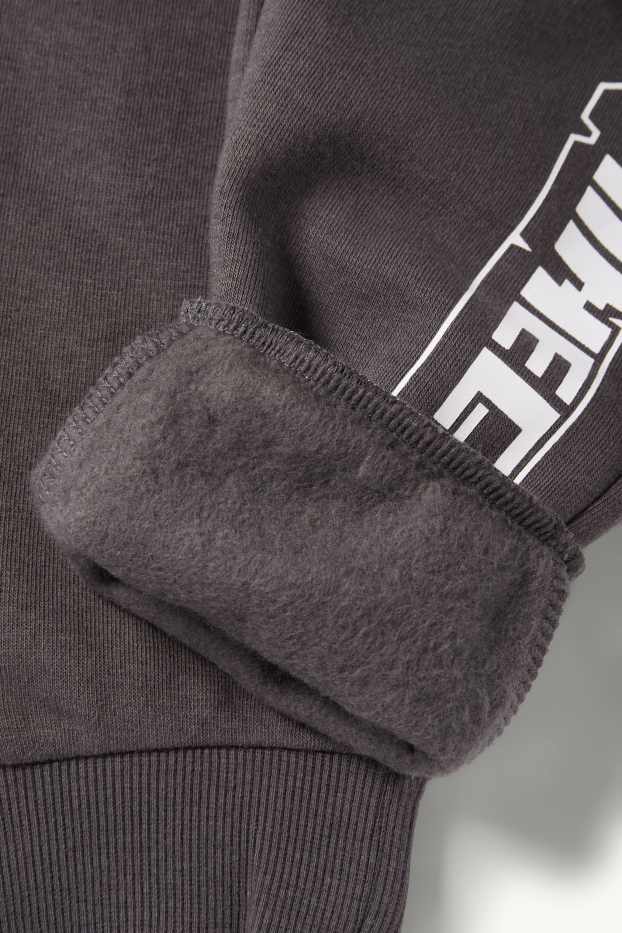Children Boys - Minecraft - joggers - dark gray