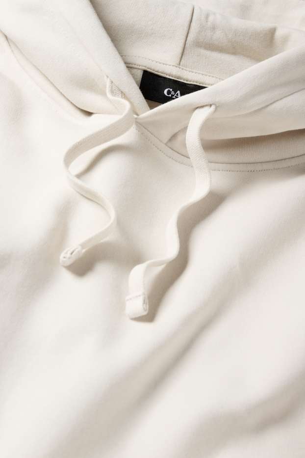 Herren - Hoodie - cremeweiß