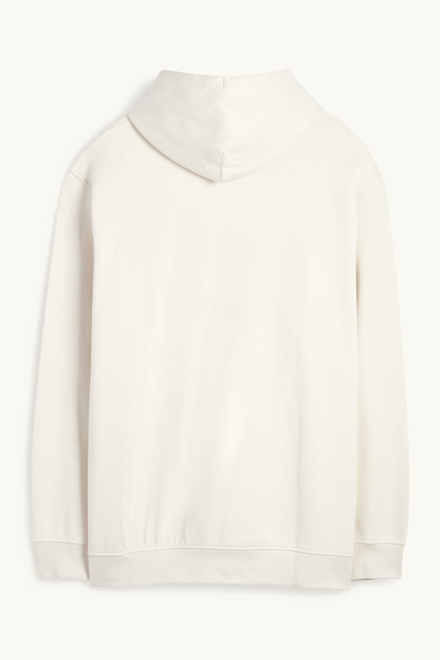 Herren - Hoodie - cremeweiß