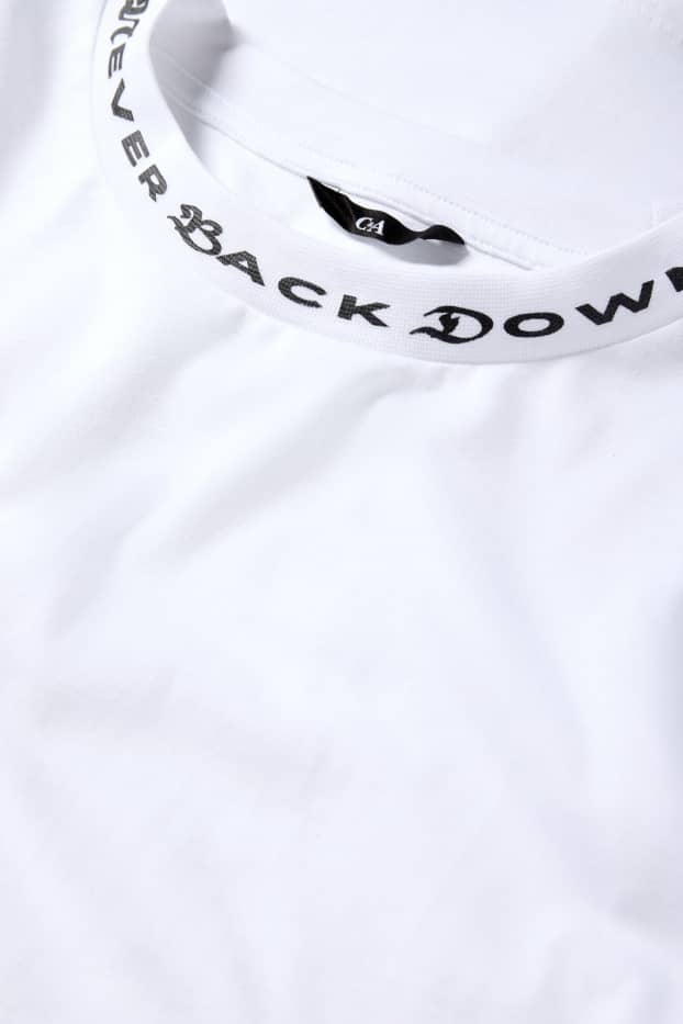 Pánské - Tričko - relaxed fit - bílá