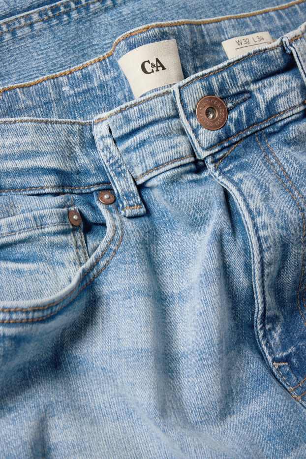 Hommes - Slim jean - LYCRA® - jean bleu clair