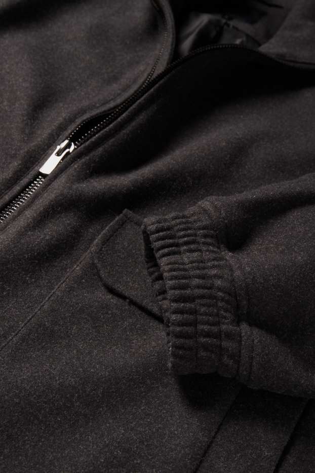 Heren - Jas - donkergrijs