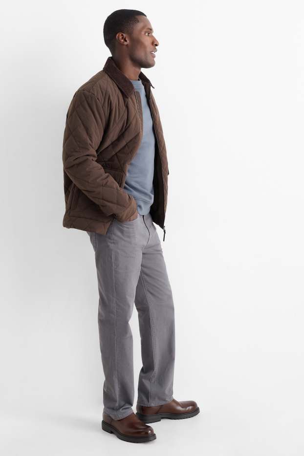 Herren - Thermohose - Regular Fit - grau