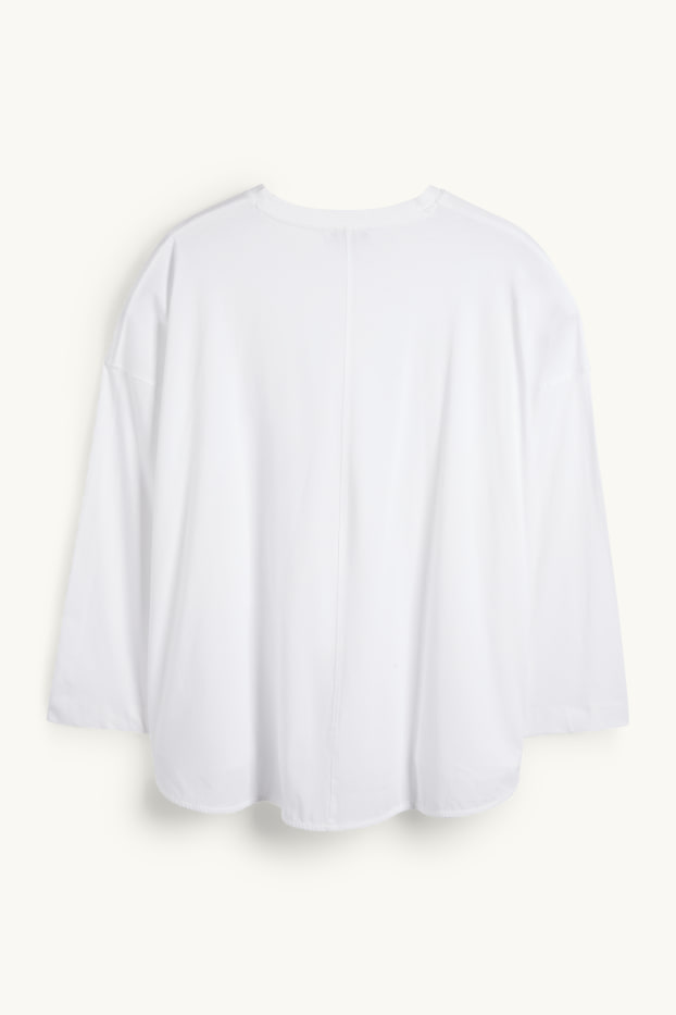 Women - Long sleeve top - white
