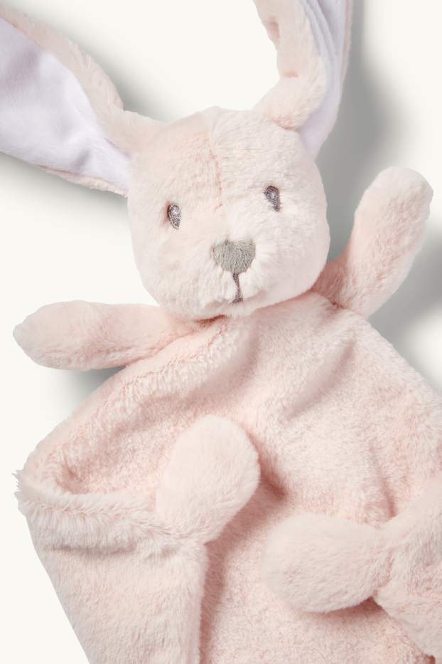 Unisexe - Petit lapin - doudou bébé - rose