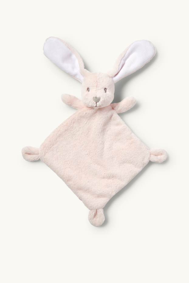 Unisexe - Petit lapin - doudou bébé - rose