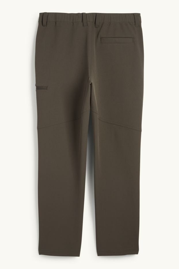 Hombre - Pantalón de deporte funcional - impermeable - verde oscuro