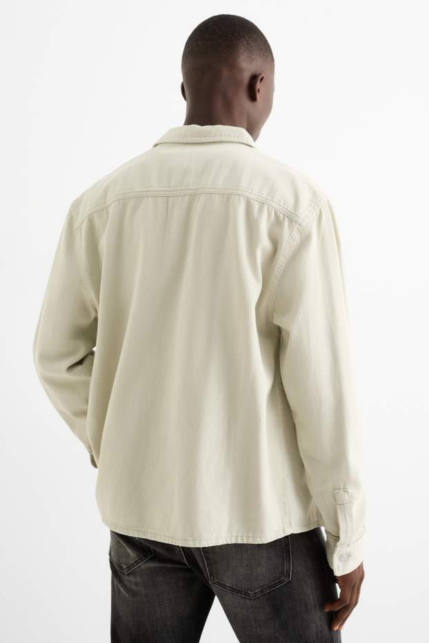 Home - Camisa texana - relaxed fit - Kent - verd menta