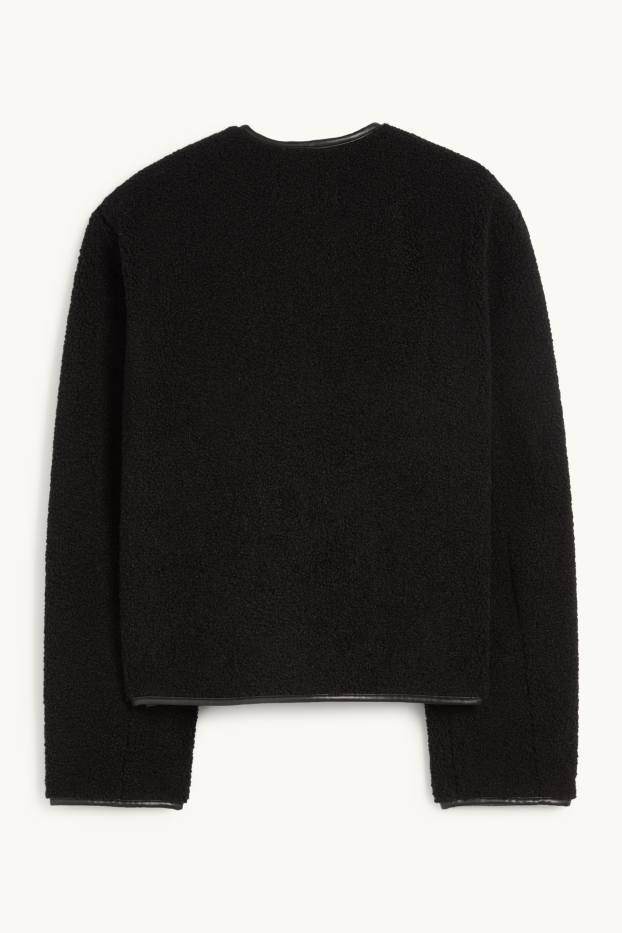 Dámské - Teddy bunda - černá