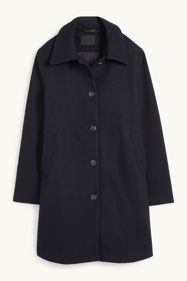 Women - Coat - dark blue