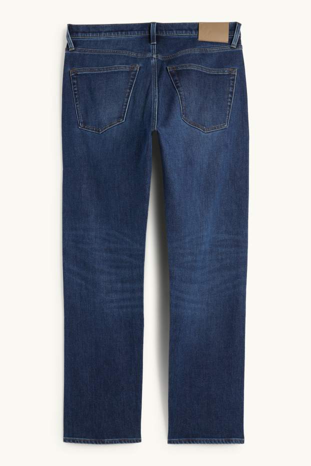 Herren - Regular Jeans mit Knopfleiste - Thermojeans - LYCRA® - jeansblau