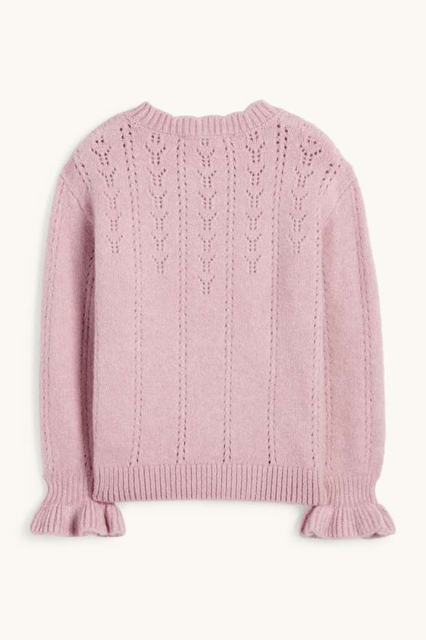 Kinder Mädchen - Pullover - rosa