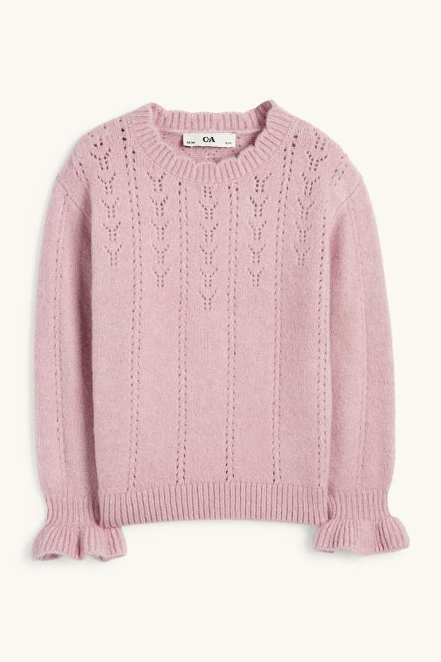 Kinder Mädchen - Pullover - rosa