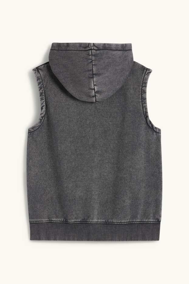 Copii - Băieți - Fender - top cu glugă - gri închis