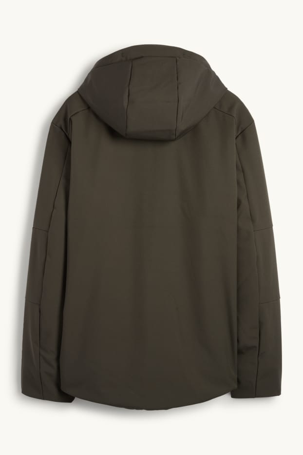 Herren - Softshelljacke - gefüttert - wasserabweisend - 4 Way Stretch - dunkelgrün