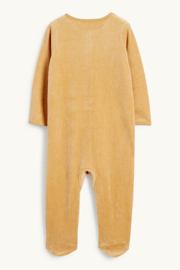 Bébés garçons - Le Roi Lion - pyjama bébé - texturé - jaune