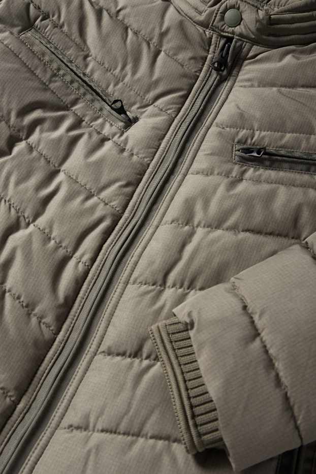 Bărbați - Jachetă matlasată - verde