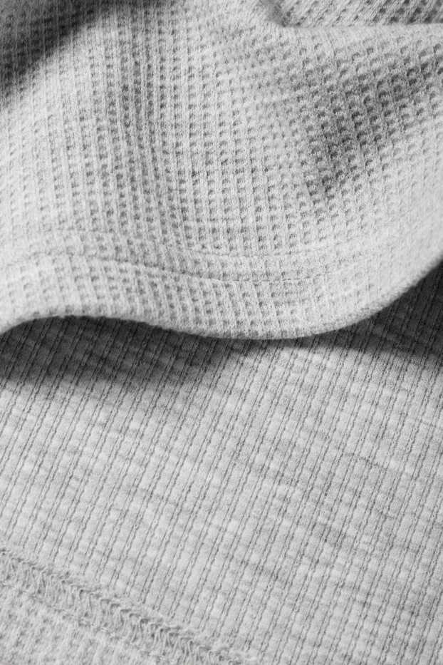 Nen - Paquet de 2 - samarreta de màniga llarga tèrmica - texturada - blau/gris