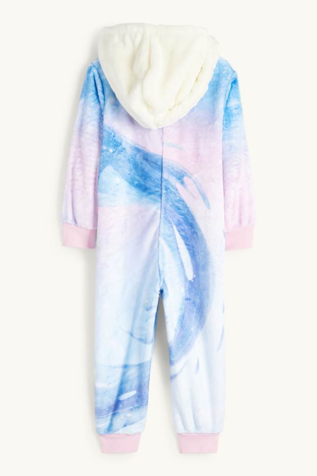 Children Girls - Frozen - onesie - light violet