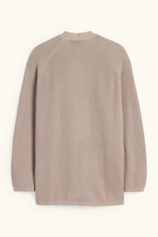 Dona - Jaqueta de punt - acanalada - talp