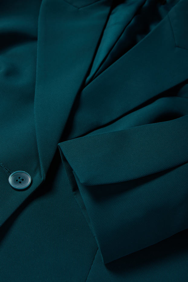 Dona - Blazer crop - regular fit - petroli