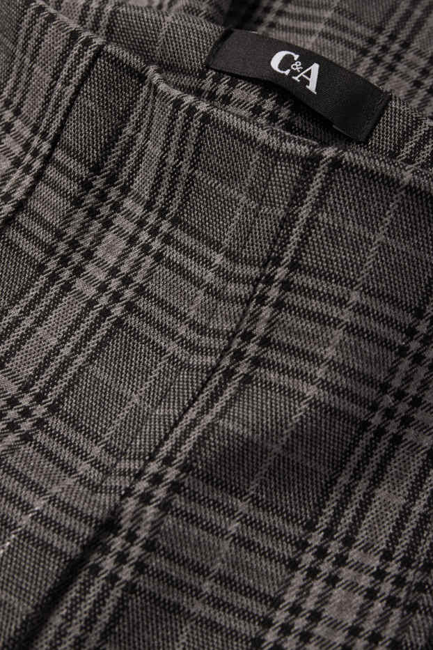 Dona - Faldilla pantaló - de quadres - gris fosc