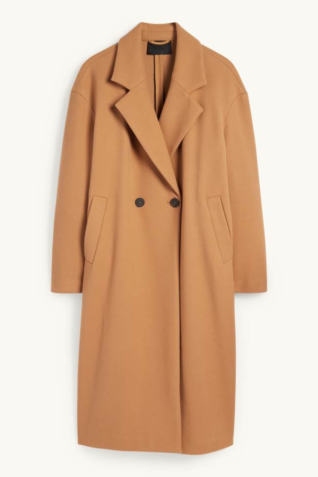 Femei - Palton - maro deschis