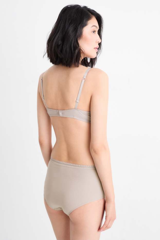 Damen - Slip - hellgrau