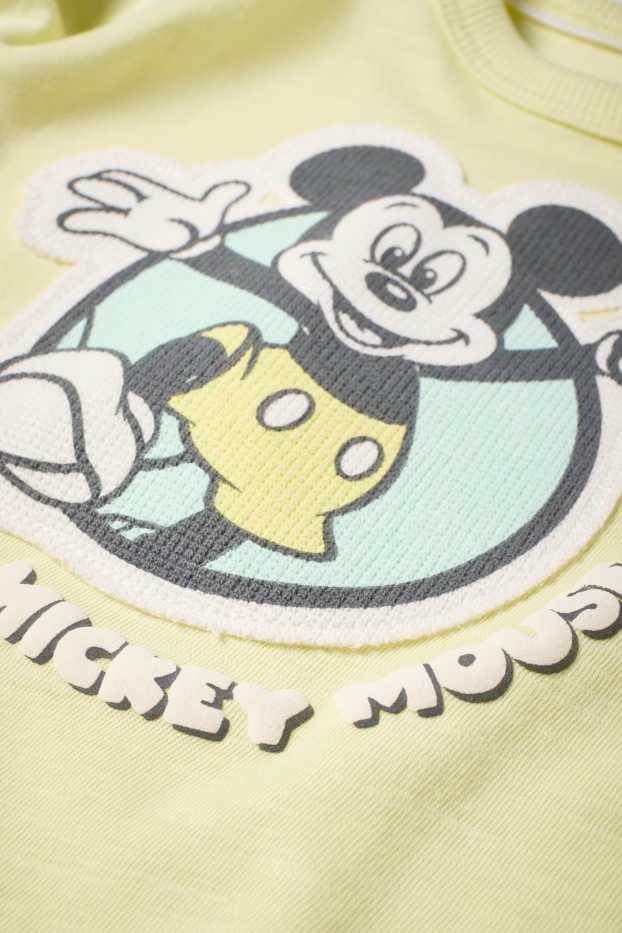 Baby Boys - Mickey Mouse - baby short sleeve T-shirt - light green