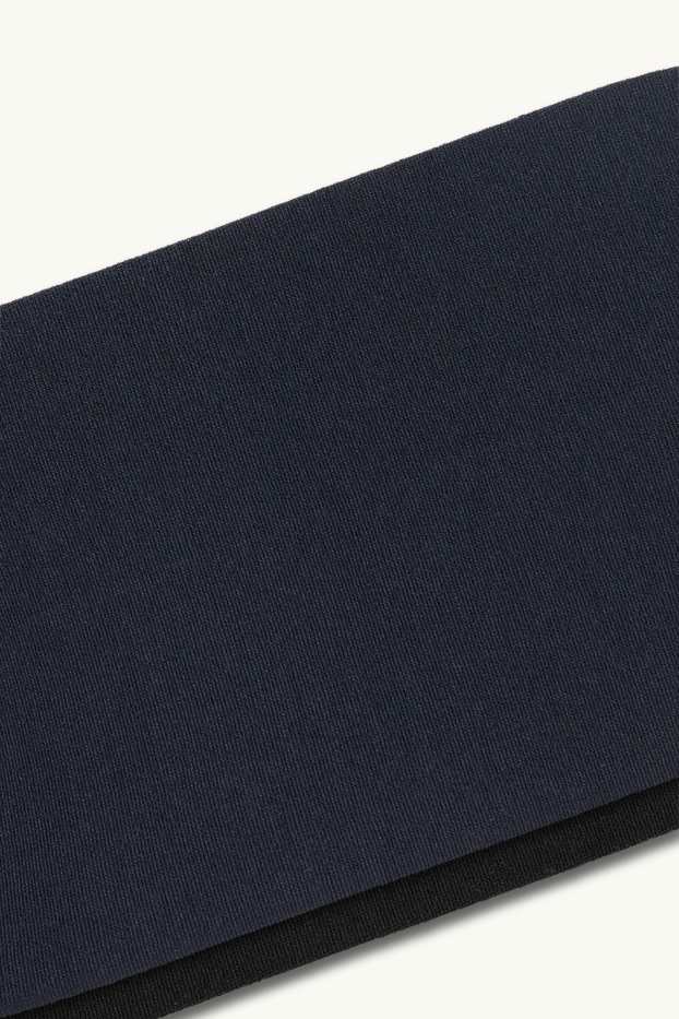 Femmes - Lot de 2 paires - collants fins - 70 DEN - bleu foncé