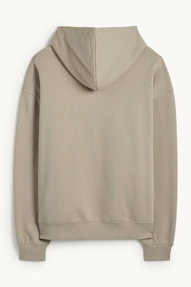 Hommes - Sweat à capuche - vert clair