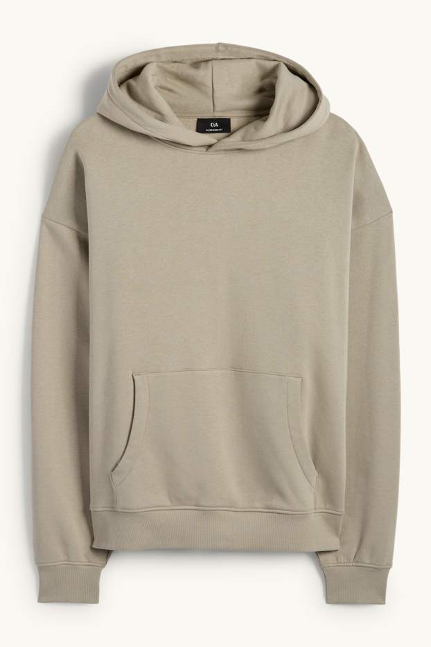 Hommes - Sweat à capuche - vert clair
