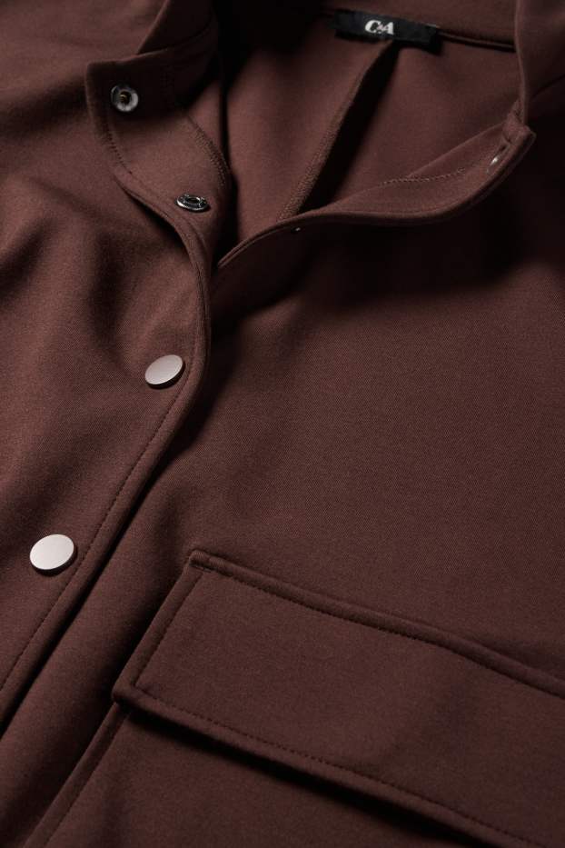 Women - Zip-through sweatshirt - dark brown