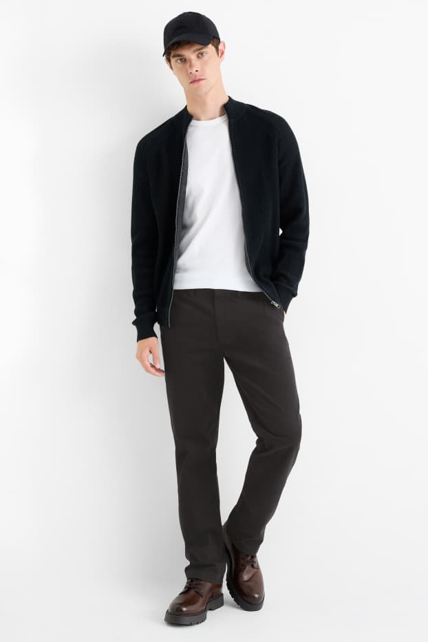 Herren - Chino - Regular Fit - schwarz