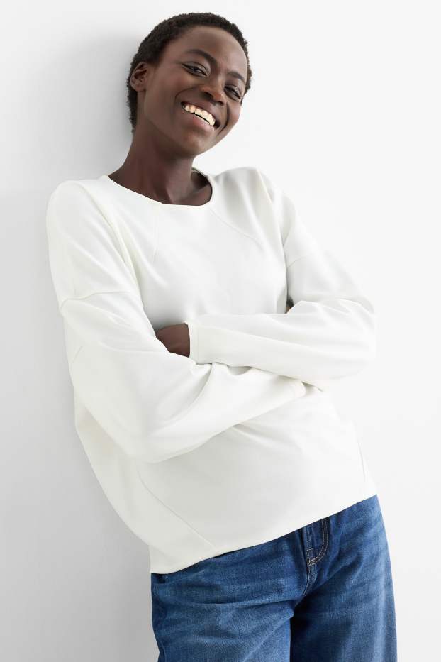 Women - Sweatshirt - white