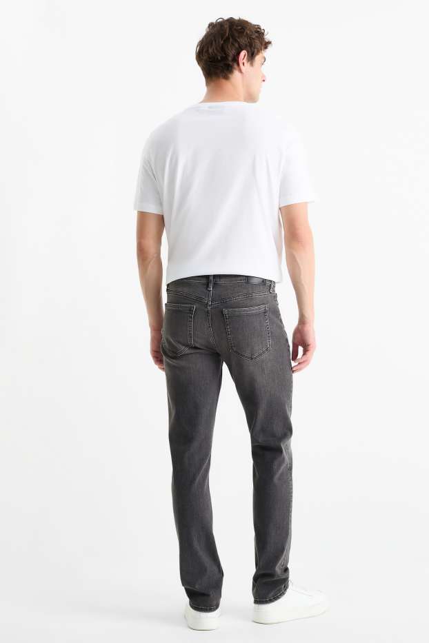 Bărbați - Slim jeans - denim-gri